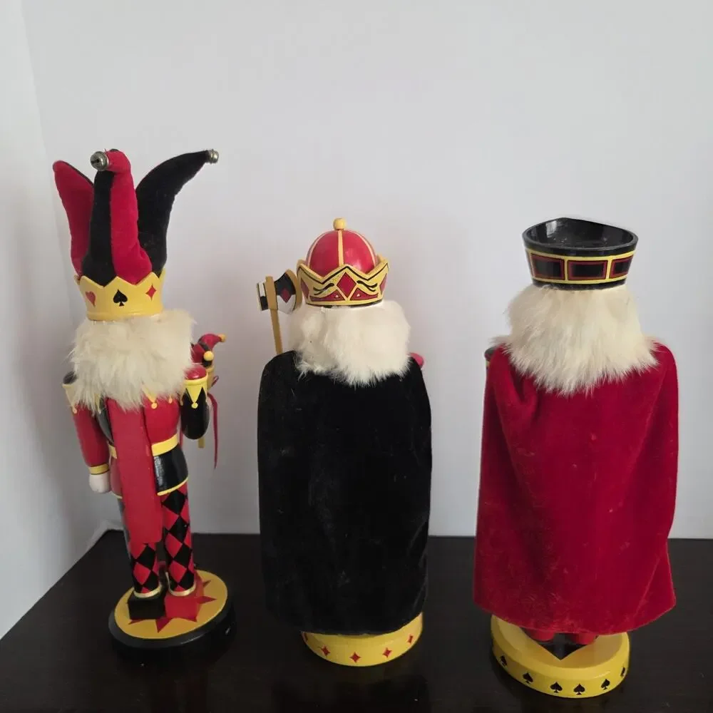 Michael Wolfe Nutcracker Village Playing Card Set Jack Jester King Diamonds 3pc